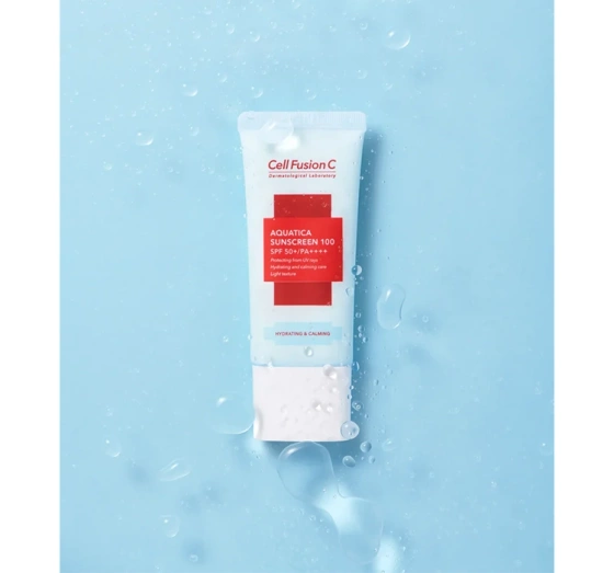 Kliknij na zdjęcie, aby je powiększyć Cell Fusion C Aquatica Schützende Gesichtscreme SPF50+ mini 10ml