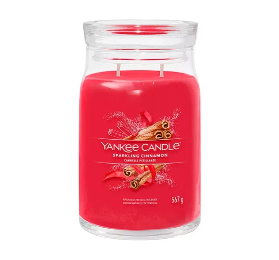 YANKEE CANDLE SIGNATURE DUFTKERZE SPARKLING CINNAMON 567G