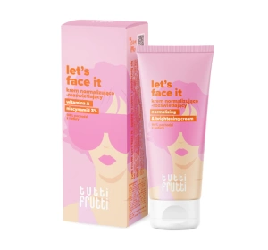 Tutti Frutti Let's Face It – ausgleichende und aufhellende Gesichtscreme 50 ml