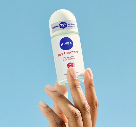 Kliknij na zdjęcie, aby je powiększyć NIVEA DRY COMFORT ANTITRANSPIRANT ROLL ON 50ML
