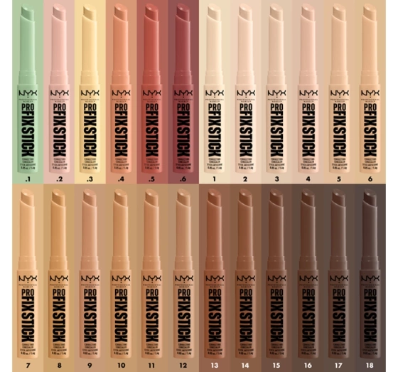 NYX Professional Makeup Pro Fix Stick Concealer-Stick für das Gesicht 0.4 Dark Peach 1,6 g