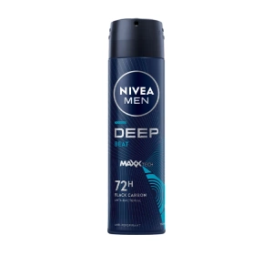 NIVEA MEN DEEP BLACK CARBON BEAT ANTI TRANSPIRANT SPRAY 150ML