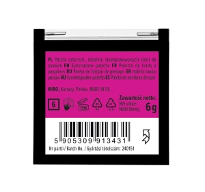 Wibo Quattro Lidschatten-Palette 6 × 6 g