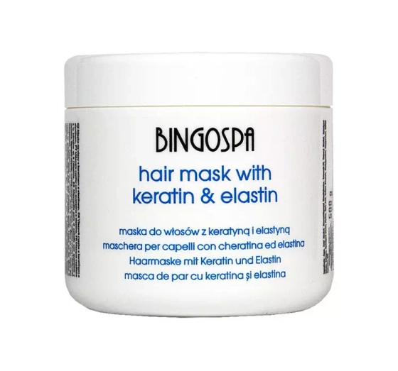 BINGOSPA HAARMASKE KERATIN ELASTIN 500G