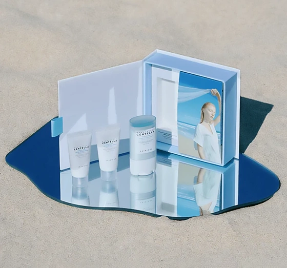 Kliknij na zdjęcie, aby je powiększyć Skin1004 Madagascar Centella Hyalu-Cica Sunsational Kit Sonnenstift 20 g + Sonnencreme 2 x 15 ml