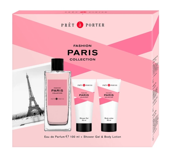 Prêt à Porter Paris Eau de Parfum Spray 100 ml + Duschgel 50 ml + Körperbalsam 50 ml