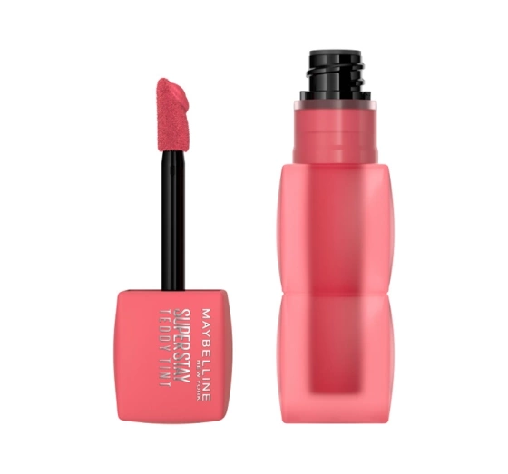 Kliknij na zdjęcie, aby je powiększyć Maybelline Super Stay Teddy Tint flüssiger Lippenstift 40 Petalcore 5ml