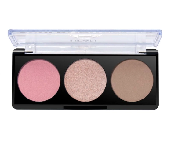 Kliknij na zdjęcie, aby je powiększyć Hean Sculpting Palette 3in1 Konturierungspalette 02 9 g