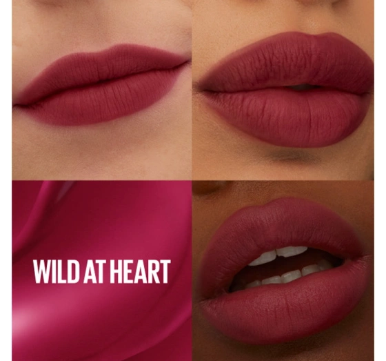 Kliknij na zdjęcie, aby je powiększyć Maybelline Super Stay Teddy Tint flüssiger Lippenstift 50 Wild At Heart 5ml