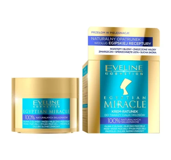 EVELINE EGYPTIAN MIRACLE CREME FÜR GESICHT KÖRPER UND HAARE 40 ML