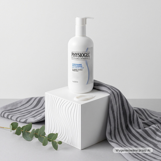 Physiogel Tägliche Feuchtigkeitspflege – Körperlotion für trockene und empfindliche Haut 400 ml