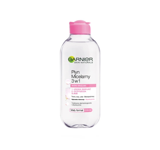 Kliknij na zdjęcie, aby je powiększyć Garnier Skin Naturals Micellar Lotion 3in1 200ml
