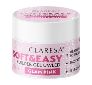 Claresa Soft & Easy Aufbaugel Glam Pink 90 g