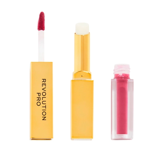 Kliknij na zdjęcie, aby je powiększyć REVOLUTION PRO SUPREME STAY 24H LIP DUO LIPPENSTIFT 2IN1 THIRST 1ML + 1,5G