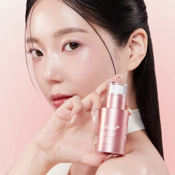 Kliknij na zdjęcie, aby je powiększyć Medicube PDRN Pink Collagen Exsome Shot 7500 – straffendes Gesichtsserum mit Kollagen-Exosomen, 30 ml