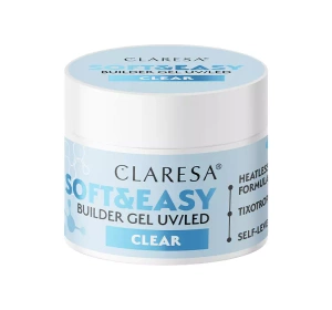 CLARESA SOFT & EASY AUFBAUGEL UV/LED CLEAR 45G
