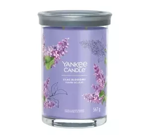 YANKEE CANDLE SIGNATURE DUFTKERZE TUMBLER LILAC BLOSSOM 567G