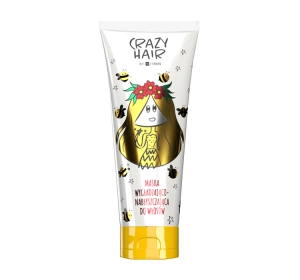 HiSkin Crazy Hair – glättende und glanzspendende Haarmaske mit Honigduft, 250 ml