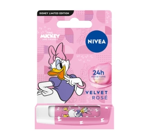 NIVEA Disney Mickey and Friends Lippenpflege-Stift Velvet Rose 4,8 g