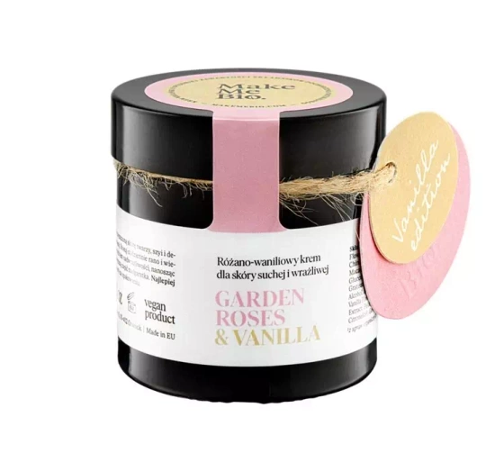 Kliknij na zdjęcie, aby je powiększyć MAKE ME BIO ROSEN-VANILLE-CREME FÜR TROCKENE UND EMPFINDLICHE HAUT 60ML