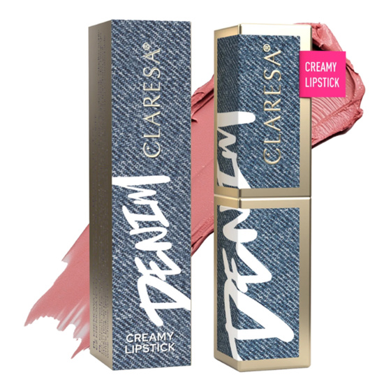 Kliknij na zdjęcie, aby je powiększyć Claresa Denim cremefarbener Lippenstift 02 Autumn Rose