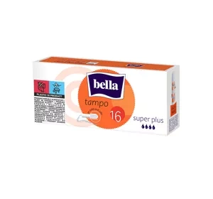 Bella Tampo Hygienetampons ohne Applikator Super Plus 16 Stück