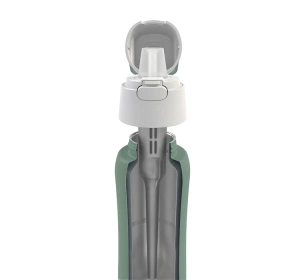 Dafi Solid Steel Cold Thermische Filterflasche mit Aktivkohlefilter 0,5 l Grün