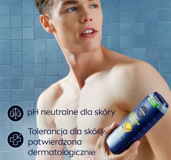 NIVEA MEN POWER FRESH DUSCHGEL FÜR MÄNNER 500ML