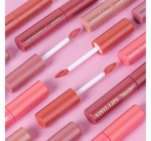 Pierre Rene Vinyl Lips Flüssiger Lippenstift 01 Coral Fusion 8ml