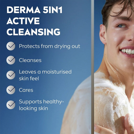 NIVEA MEN Protect&Care 3-in-1-Duschgel für Männer, 250 ml