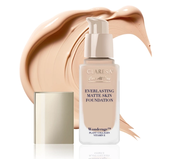 Kliknij na zdjęcie, aby je powiększyć Claresa Care All Day Mattierend-glättende Foundation Sand 32 ml