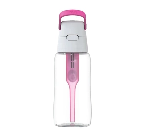 Dafi Solid Filterflasche mit Aktivkohlefilter 0,5 l Rosa