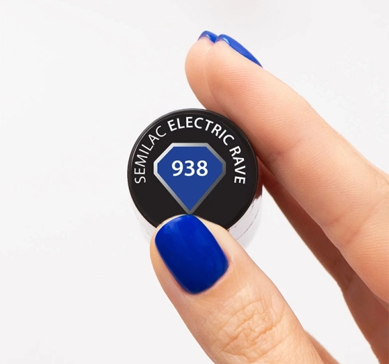 Kliknij na zdjęcie, aby je powiększyć Semilac x Margaret UV Nagellack 938 Electric Rave 7 ml