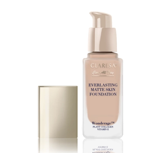 Claresa Care All Day Mattierend-glättende Foundation Natural Tan 32 ml