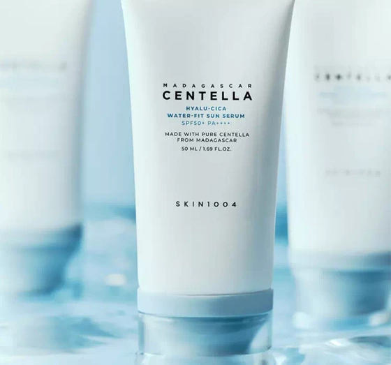 SKIN1004 HYALU-CICA WATER-FIT SUN SERUM SPF50+ SCHUTZCREME FÜR GESICHT 50ML