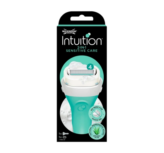 WILKINSON SWORD INTUITION SENSITIVE CARE DAMENRASIERER + ERSATZKLINGE 