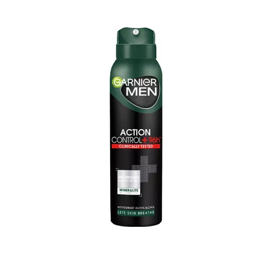GARNIER MEN ACTION CONTROL+ 96H ANTITRANSPIRANT SPRAY FÜR MÄNNER 150ML