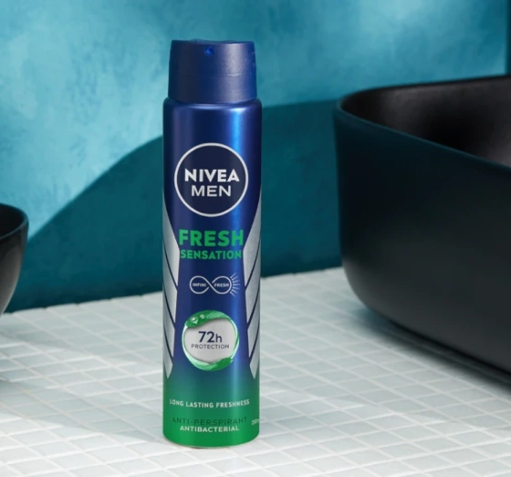 NIVEA MEN FRESH SENSATION ANTITRANSPIRANT SPRAY FÜR MÄNNER 250ML