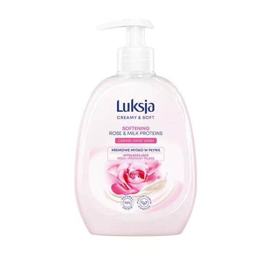LUKSJA CREAMY & SOFT FLÜSSIGSEIFE ROSE MILK PROTEINS 500ML
