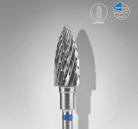 Staleks Pro Expert Hartmetallfräser Zapfen Blau FT110B060/14