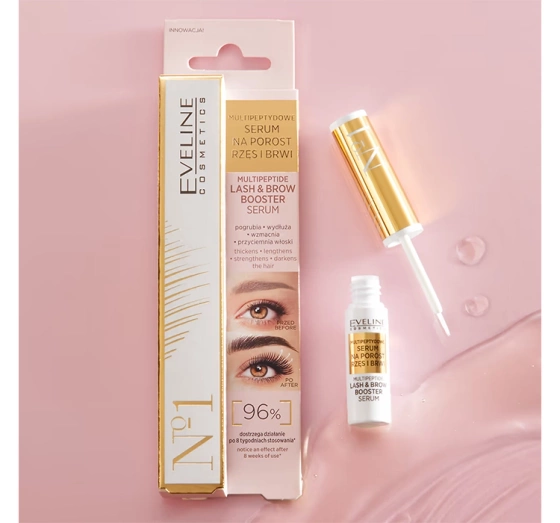 Eveline Multipeptid-Serum für Wimpern- und Augenbrauenwachstum 4ml