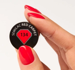 SEMILAC UV HYBRID NAGELLACK RED CARPET 134