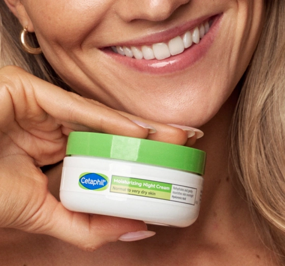 Cetaphil Feuchtigkeitsspendende Nachtcreme für normale, trockene und anspruchsvolle Haut 48ml