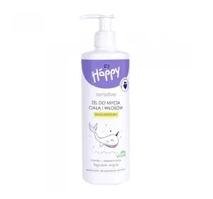 Bella Happy Sensitive Emollient-Duschgel für Körper und Haare für Babys 400ml