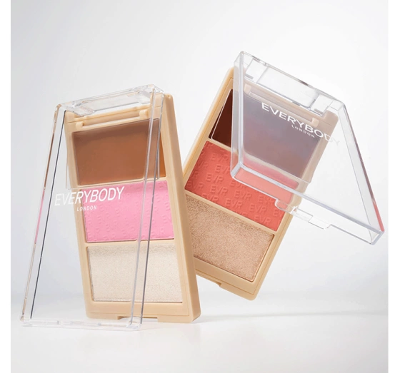 Kliknij na zdjęcie, aby je powiększyć Everybody London Trio Face Contour-Palette Blush Me Baby 8,6 g