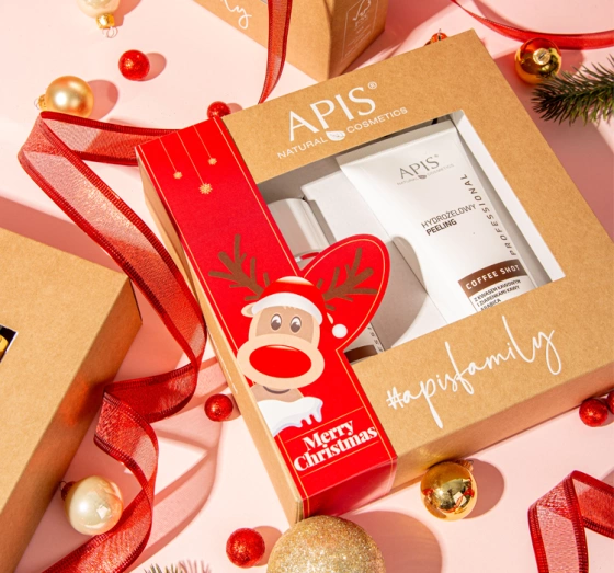 APIS COFFEE SHOT GESCHENKSET GESICHTSCREME + GESICHTSPEELING 