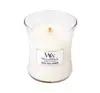 WOODWICK MEDIUM JAR CANDLE DUFTKERZE WHITE TEA & JASMINE 275G