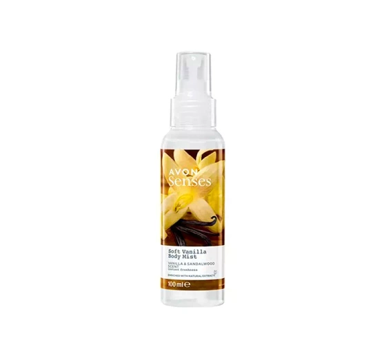 AVON SENSES KÖRPERNEBEL SOFT VANILLA 100ML