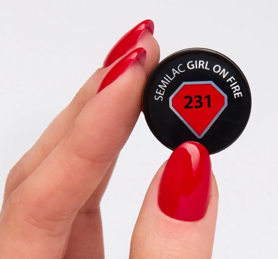 Kliknij na zdjęcie, aby je powiększyć Semilac UV Hybrid Nagellack 231 Girl on Fire 7 ml