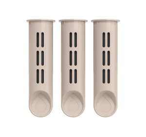 Dafi Aktivkohlefilter für Dafi Soft und Solid Wasserflasche Beige 3 Stück